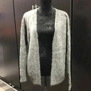 M.S. Maggie 100% Wool, Oversized 
open front cardigan